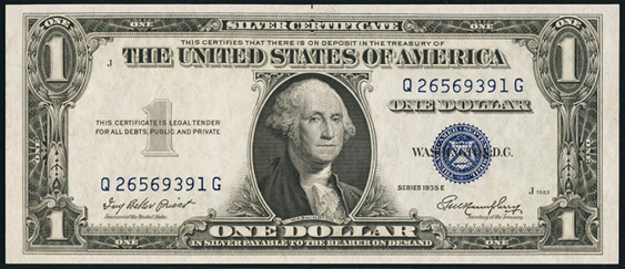 Serial number on 100 dollar bill
